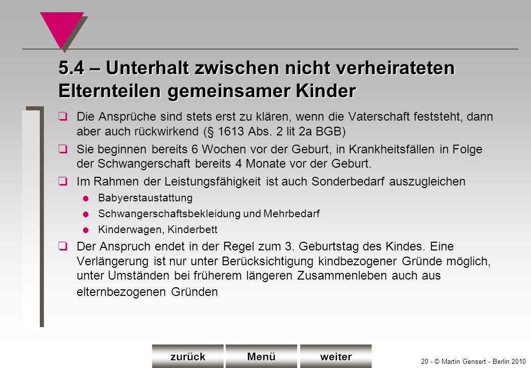 Nicht Verheiratet Unterhalt Nicht Verheiratet Unterhalt